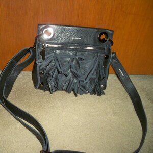 Hammitt Tony Vibrato VIP Crossbody Black With Fringe Detail, NWOT!! $325